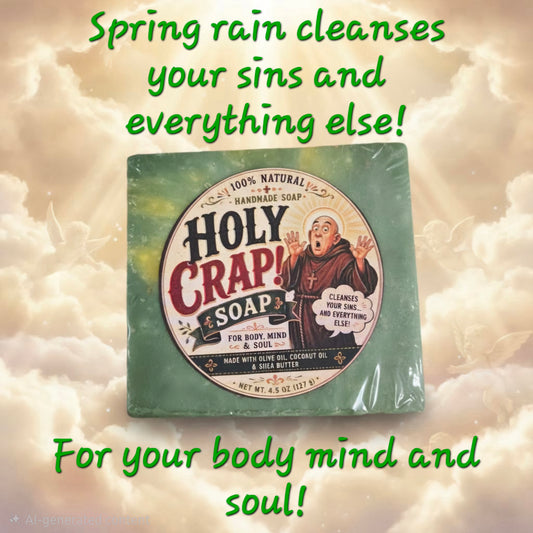 "Holy Crap" Spring Rain Scrub Soap