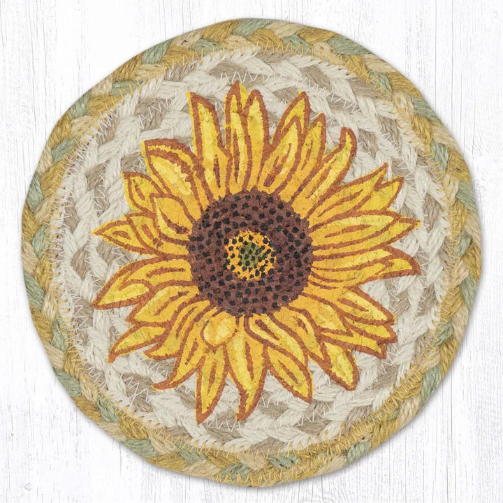 5" Sunflower Coaster