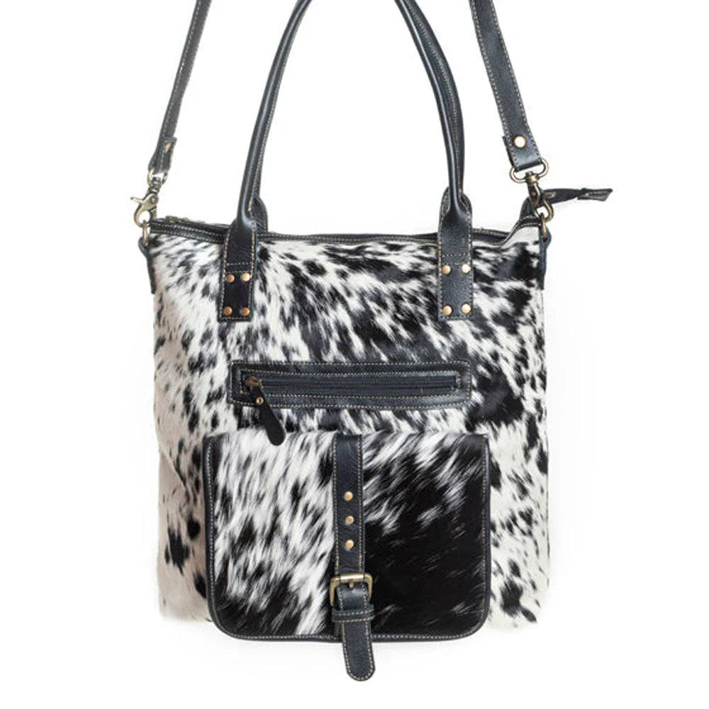 Myra Mesa Maverick Tote Bag in Black & White