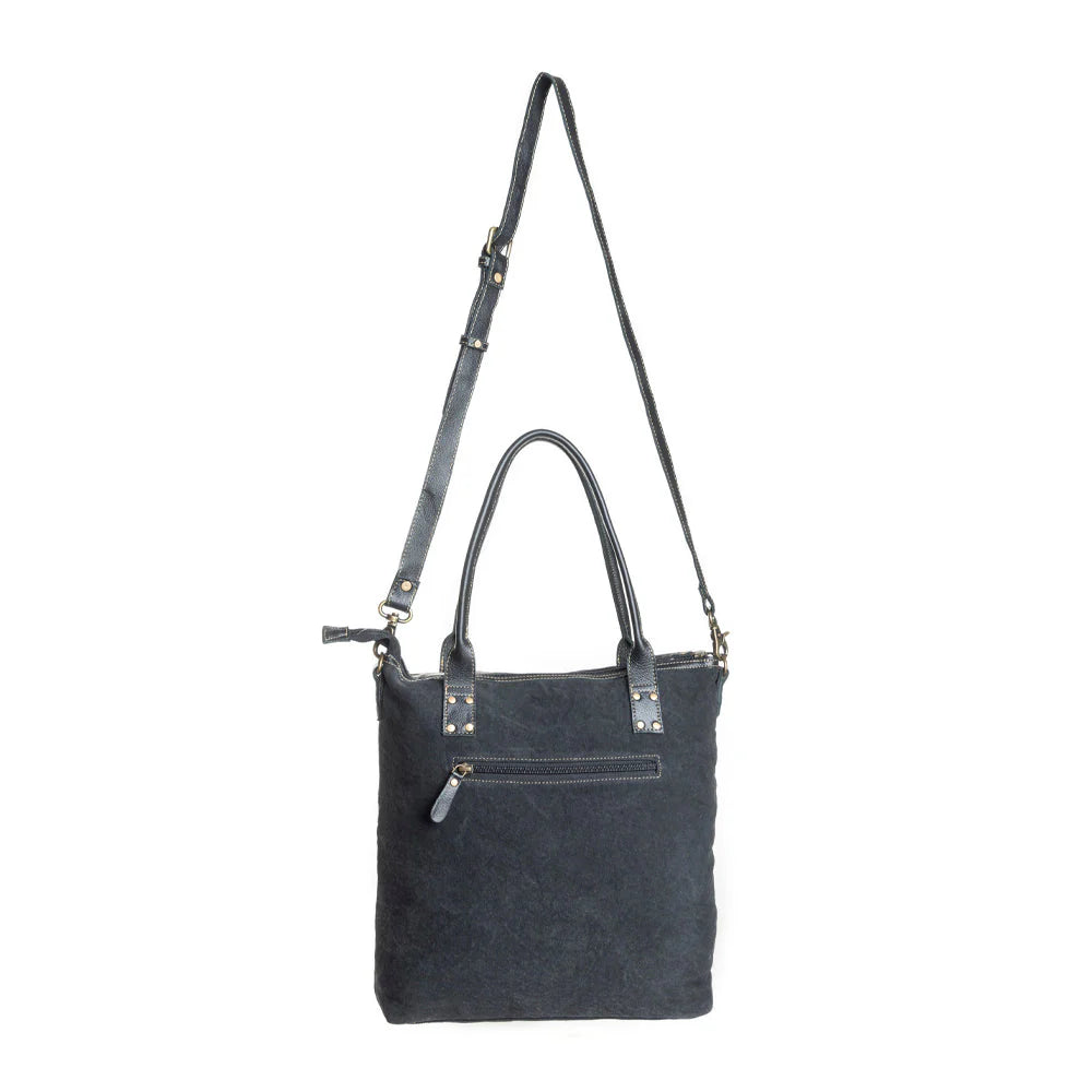 Myra Mesa Maverick Tote Bag in Black & White
