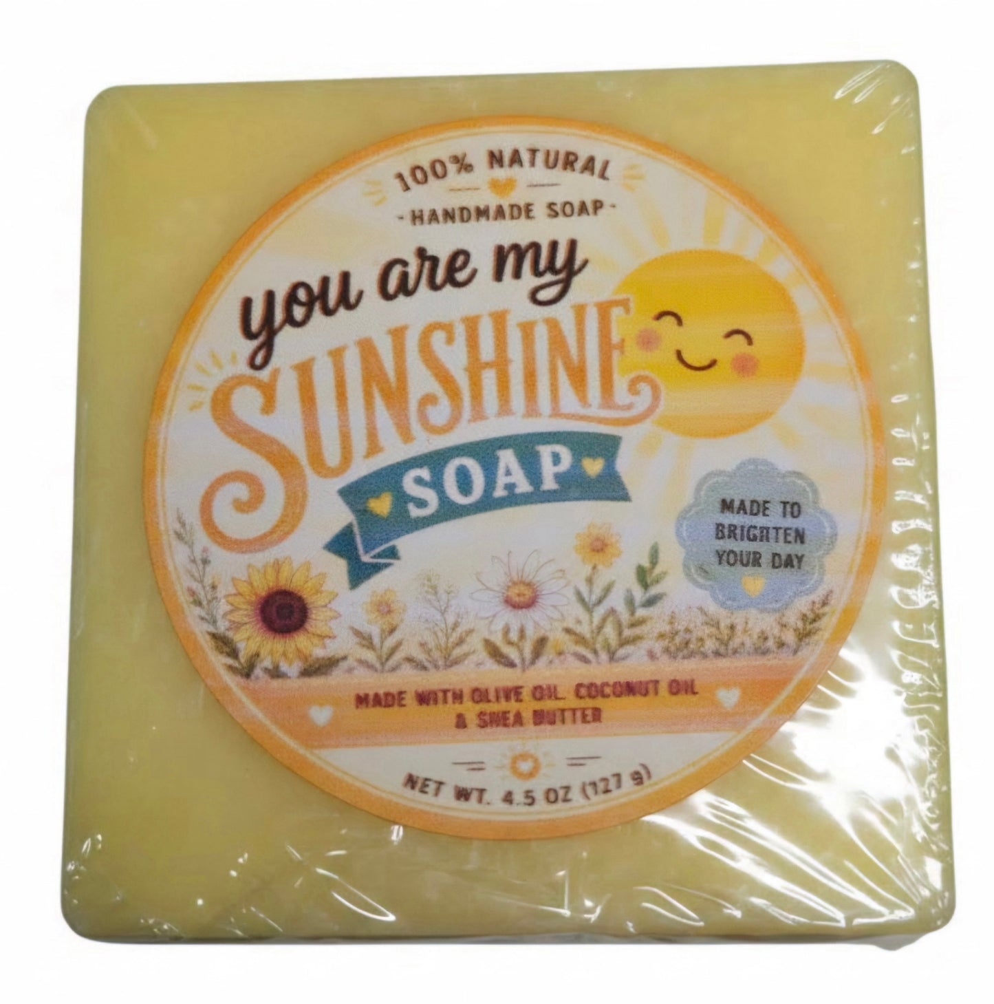 You are my Sunshine Lemon Zest Scrub Soap