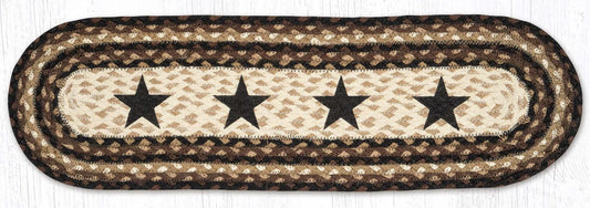 Black Star Table Runner