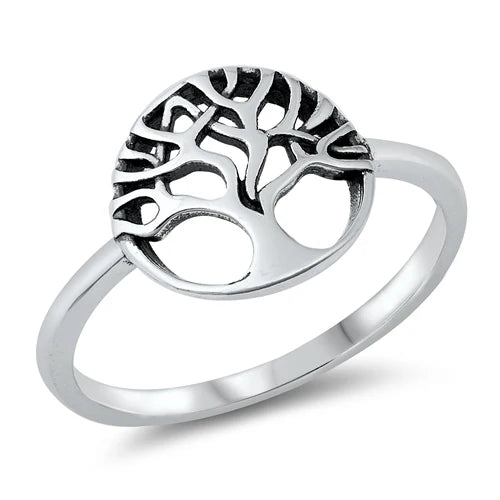 Sterling Silver Tree of Life Ring