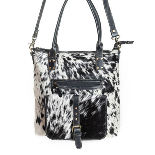Myra Mesa Maverick Tote Bag in Black & White